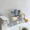 Desktop Storage Rack Cosmetics Storage Box Makeup Storage Shelves Transparent Multifunctional Sundries Organizer Shelf