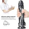 Simulation Liquid Silicone Phallus Sucker Oversized Super Soft Thick Black Female Big Penis Soft Sex Props Masturbation Stick