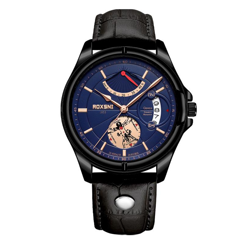 

Водонепроницаемые мужские кварцевые часы 2025 года: Отображение даты и повседневный деловой стиль