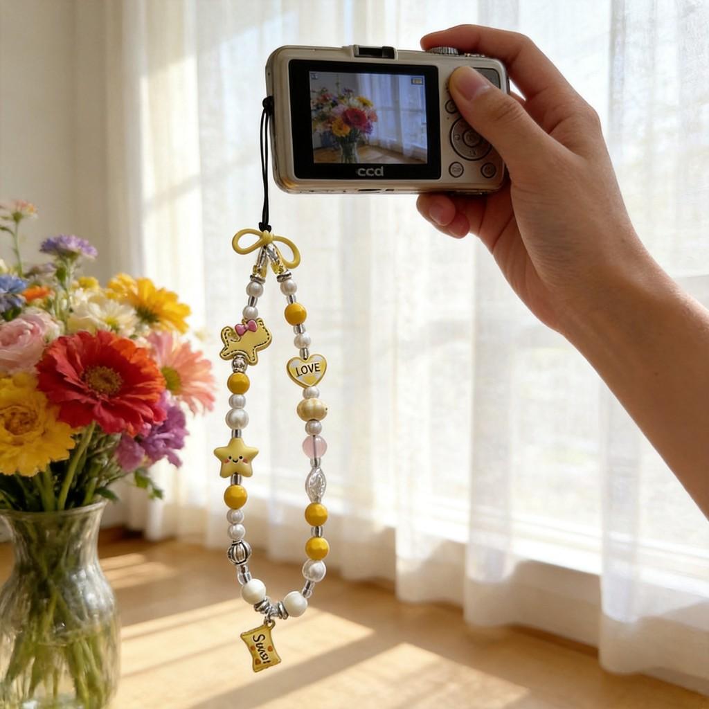 Cartoon Cat Candy Phone Lanyard With Pvc Chain For Kids And Adults