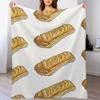 Sausage Roll Throw Blanket Cozy Light Blanket for Travel Camping Picnic