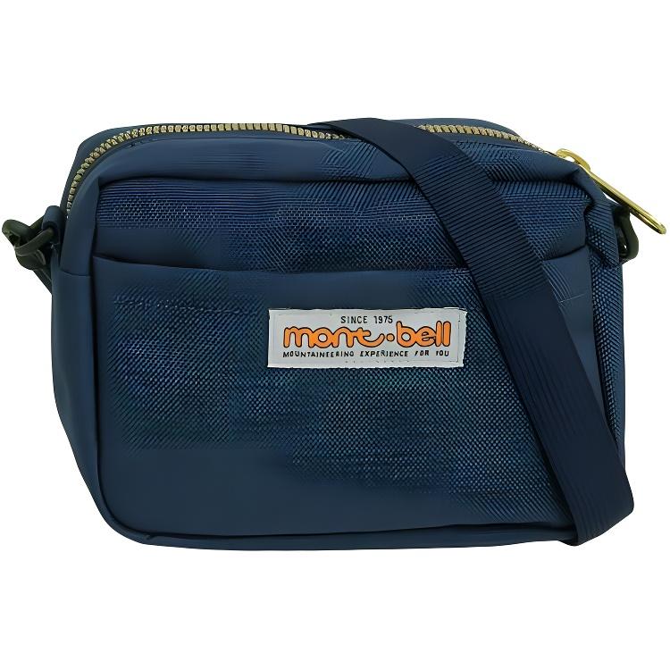 MONTBELL 1L Fanny Pack, Shoulder Bag, Crossbody Bag, Outdoor Bag Nylon Marine Blue Unisex