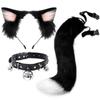 Cat Ear Bell Headband & Hairpin Set - Festive Headdress