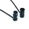 Low Profile 3 Pin Xlr Connector Cable Right Angle L Shape Plug Microphone Mixer Amp Professional Audio Line Male To Female