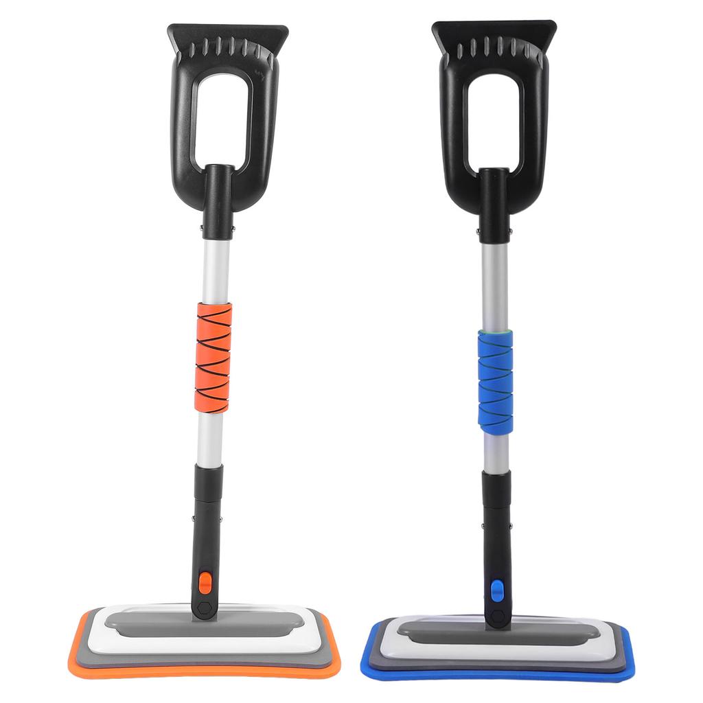 Skrobaki do śniegu samochodowe Stop aluminium Ergonomiczny uchwyt Wydajne usuwanie śniegu Szczotka do śniegu Skrobak do lodu dla