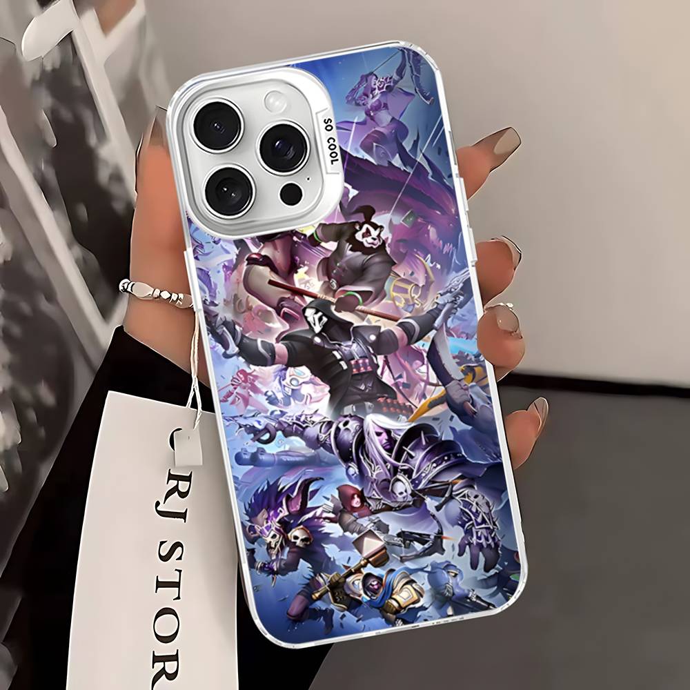 Web Game W-WarcraftS Phone Case For IPhone 16 15 14 13 12 11 Pro Max 17 Plus Colorful Cover