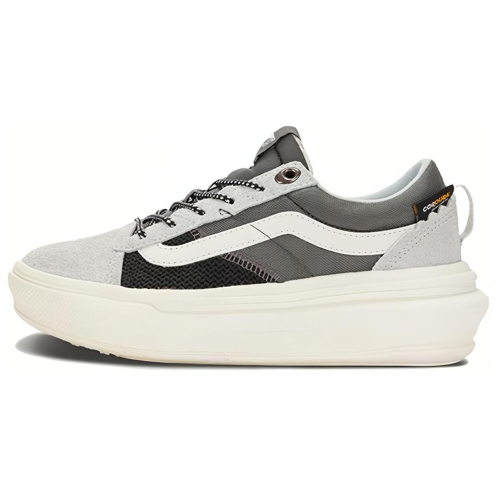 Vans Patogūs universalūs žemi krepšinio batai Unisex sportbačiai Pilki balti VN0005WJUNY
