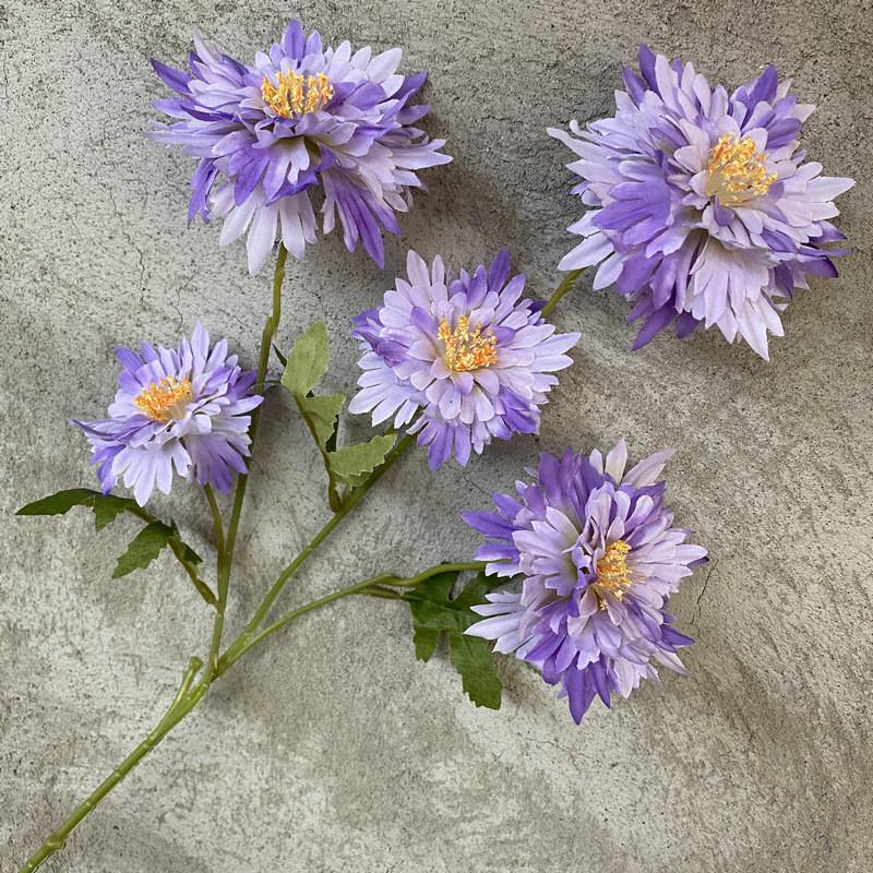 Flower Artificial Bouquet With 5 Prong Fabric Home Wedding And Decoration Hotel