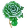 Peony Brooch Resin Flower Brooch Pin Retro Peony Lapel Pin Fashion Accessory