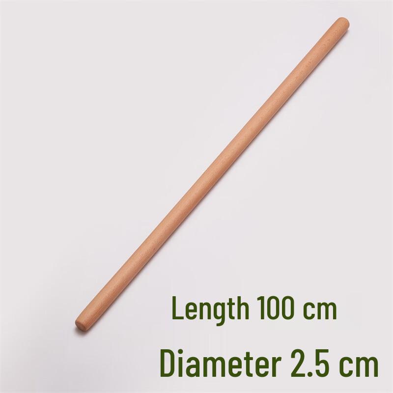 Ruhan Solid Beechwood Rolling Pin