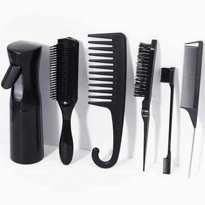 6-piece Set of Hair Salon Styling Tools,a Complete Salon Quality Set Suitable for All Hairstyles,essential for Travel