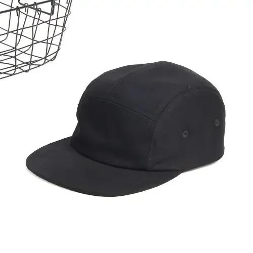 New Custom Logo Washed Cotton Five 5 Panel Gorra Baseball Cap Casquette Snapback Caps Bone Hip Hop Trucker Hats for Men Women