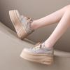 Casual Sports Platform Single Shoes Women's Autumn New Versatile Fashion Casual Style Heightening Muffin Board Shoes