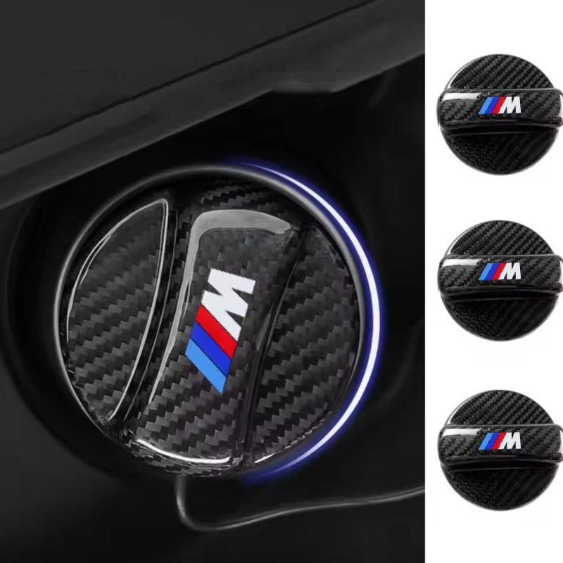 Carbon Fiber Tank Cover Fuel Tank Air Cap Trim For BMW G80 G06 G07 G42 G14 G15 G16 F82 F20 F21 F83 M2 M3 M4 M5 M8 Key Chain PI2