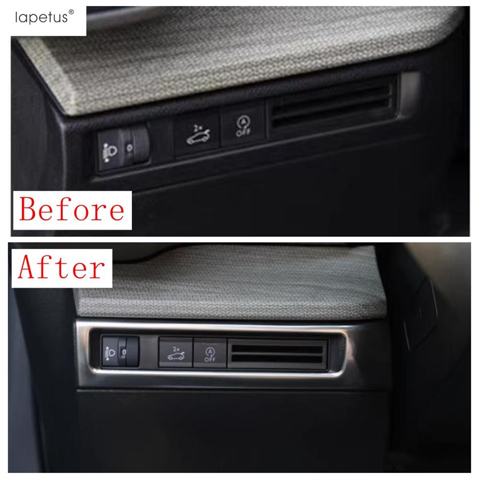 Car Armrest Box Conditioning AC Vent Outlet / Head Lamp / Seat Floor Air Dust Cover Trim Accessories For Citroen C5X 2021 - 2025
