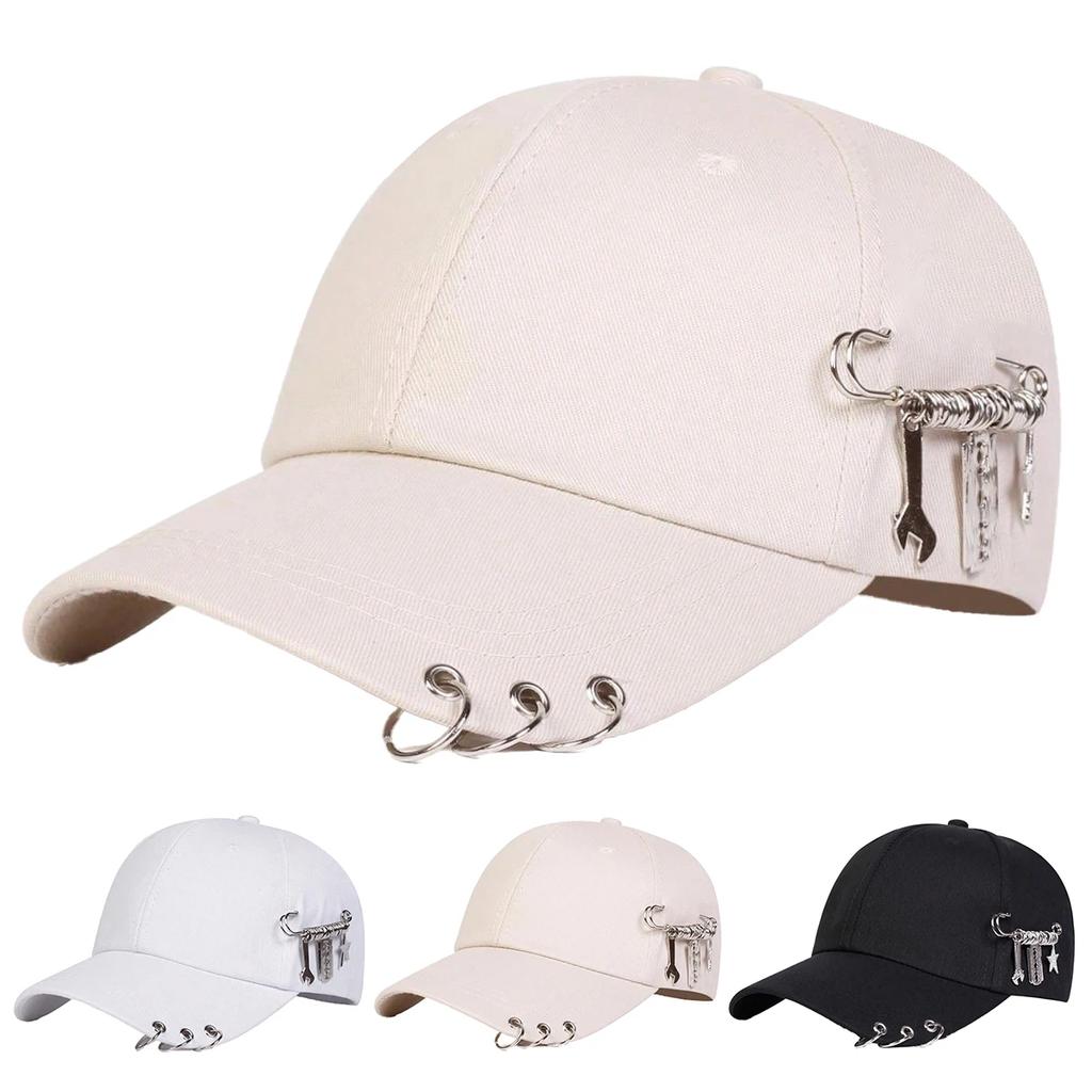 Baseball Ring Iron Neutral Gender Women Men For Caps Spring Autumn Outdoor Adjustable Casual Hats Dad Hat Sunscreen Hat