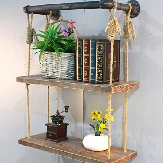 Jutové lano 33 stop 10 mm - Silné provazové lano pro řemesla - Dekorativní silné přírodní konopné lano - Zahradní jutový provázek pro vnitřní i venkovní použití