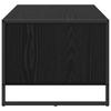 Coffee Table Black Oak Effect 80 X 50 X 40 Cm Engineered Wood