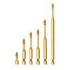 Precision Titanium Screwdriver Bits - Strong Magnetic Phillips, High Torque Home Repair Tools