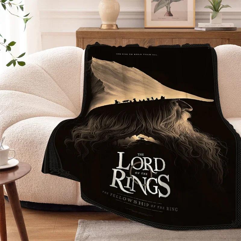 Camping Blanket Sofa Winter King Size The L-Lord of The R-Rings Bed Fleece Custom Nap Fluffy Soft Blankets Microfiber Bedding