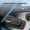 3-in-1 Foldable Wireless Charging Stand with Magnetic Cable for Fast Charging