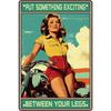 Vintage Girl Metal Sign Poster Retro Wall Art Home Decor Bar Club Man Cave Decoration 20x30cm