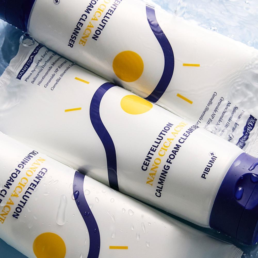 

Pibumi Centelation Nanosika Acne Calming Foam Cleanser 200ml X 2ea NONE