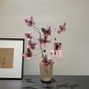 Luxury Artificial Butterfly Flowers in Glass Vase for B&B, Coffee Shop, and Home Decor