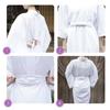[AiO JAPAN] Washable White Nagajuban (Nagajuban) for Summer, with Collar Opening, White