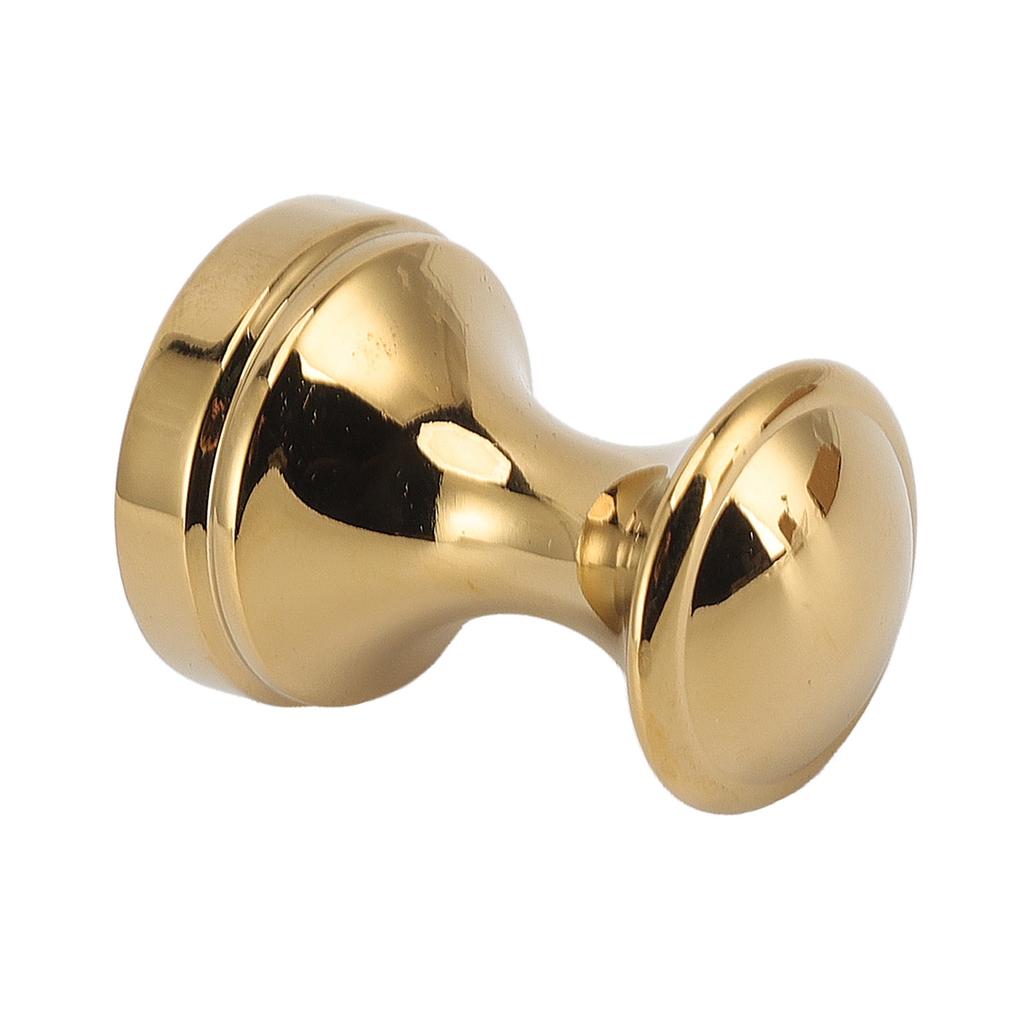 Robe Hook Simple Beautiful Copper Single Wall Hooks Clothes Hook for Bathrooms Barber Stores Gold