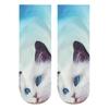 Women's 3D Printed Cute Cat Ankle Socks Digital Print Funny Novelty Short Socks Breathable Cotton Casual Daily Wear