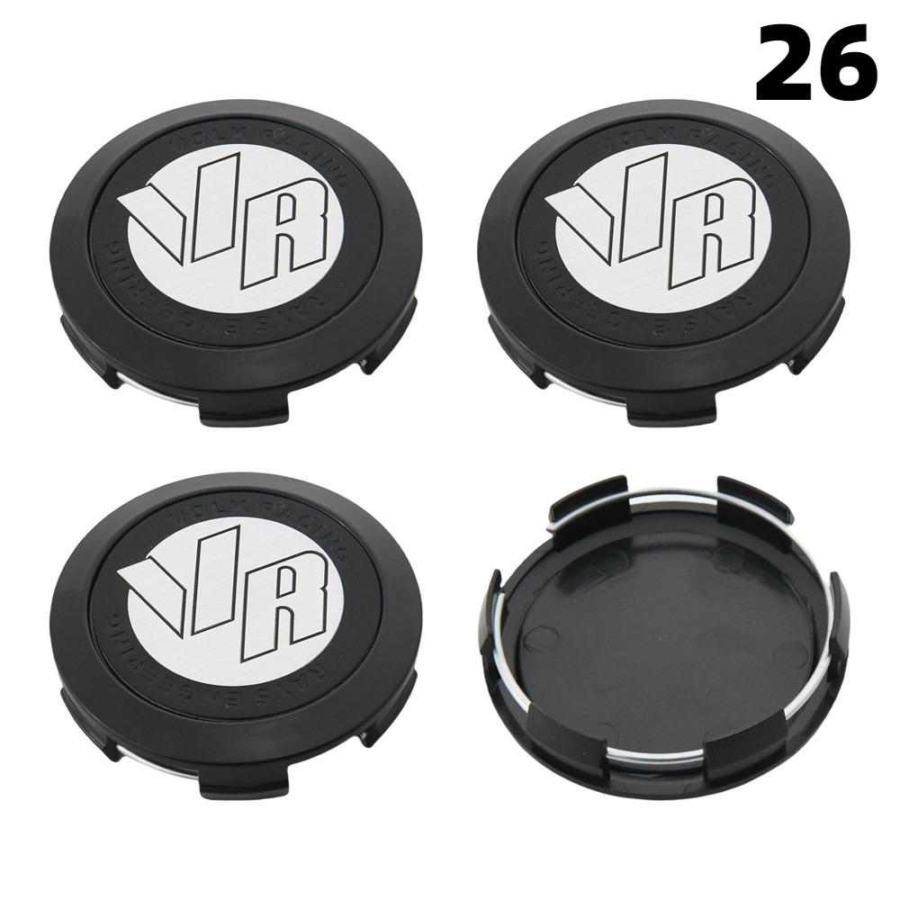 4 STKS 64 MM Buiten Diameter / 62 MM Binnen Diameter Velgdopjes RAYS VOLK VR GRAM Logo Wiel Center Dop Wieldeksel Naafdoppen Sportauto Band Accessoires