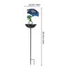 Outdoor Solar Frog Garden Decoration with Umbrella Frog Statue Solar Powered Lawn Lamp LED for Yard Path Lawn Garden Decor