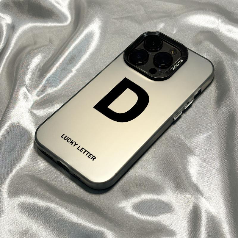 Applicable To Apple 15promax Mobile Phone Case, New iPhone14 Trendy Brand Simple Lucky Letter 13 Advanced 12
