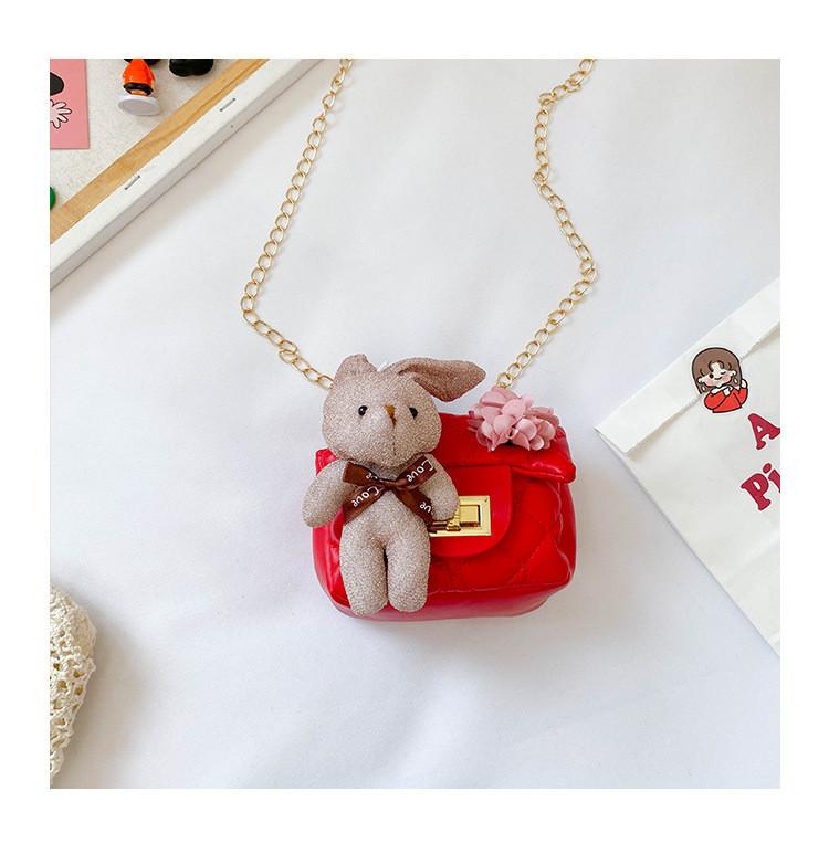 Mini Childrens Fashion Bunny Backpack With Zipper Pocket For Casual Wear