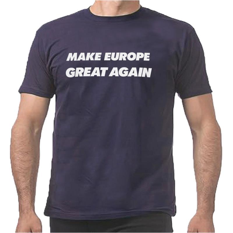 Make Europe Great Again 2025 Tshirt Y2k Funny Saying Streetwear 100 Cotton Soft Unisex T Shirts EU Size