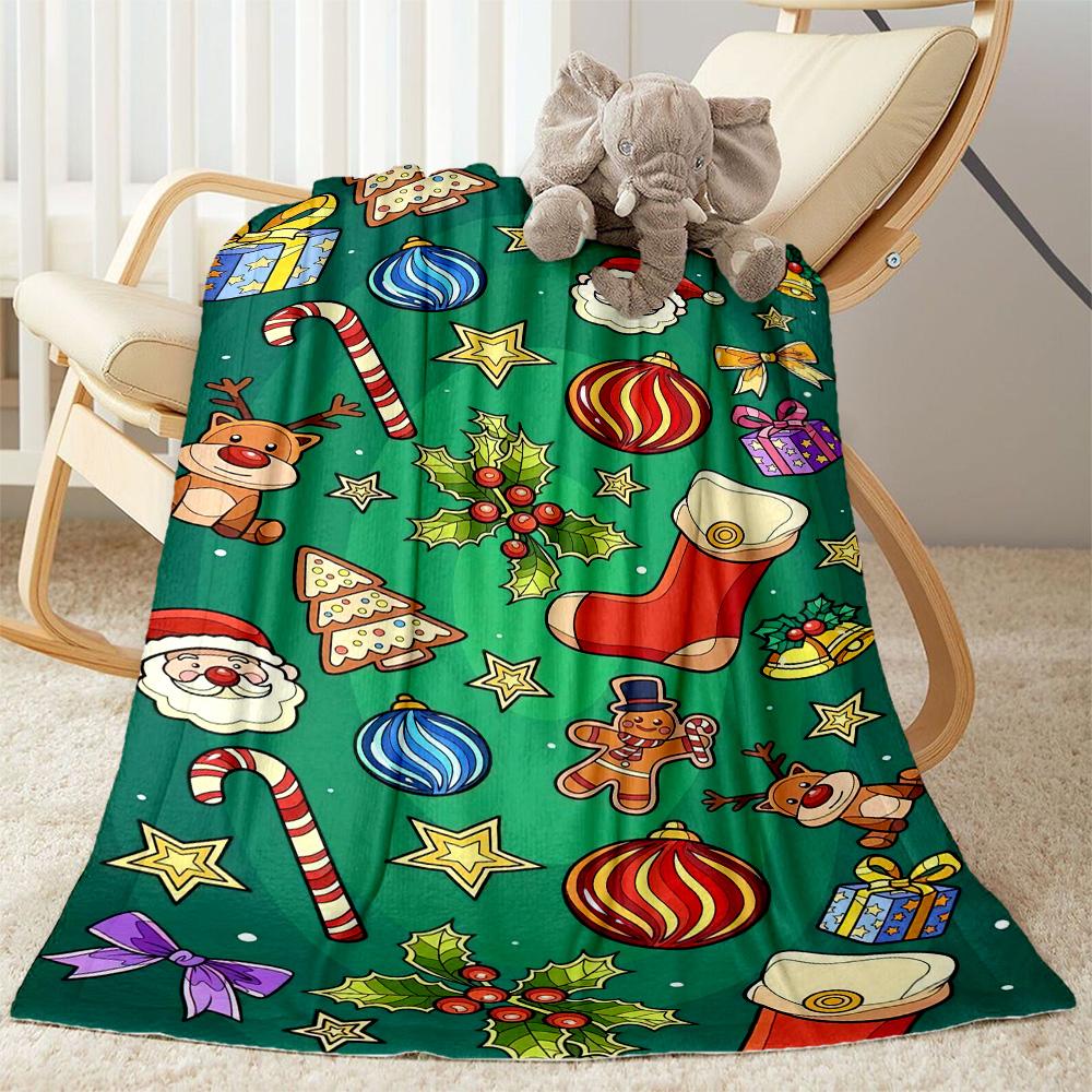Christmas 45 Blanket Soft & Cozy Perfect for Sofa Picnics Office Chair for All Seasons Stylish Decor Birthday Christmas Gift Blanket