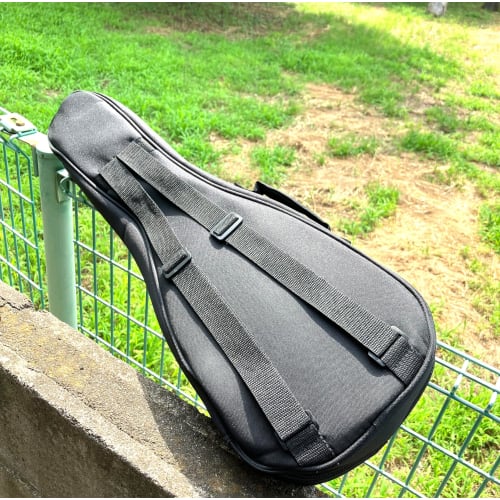 Yaonkaku, 23-inch Ukulele Case, Soft Case for Concert Ukuleles, 8mm Thick Sponge, Black