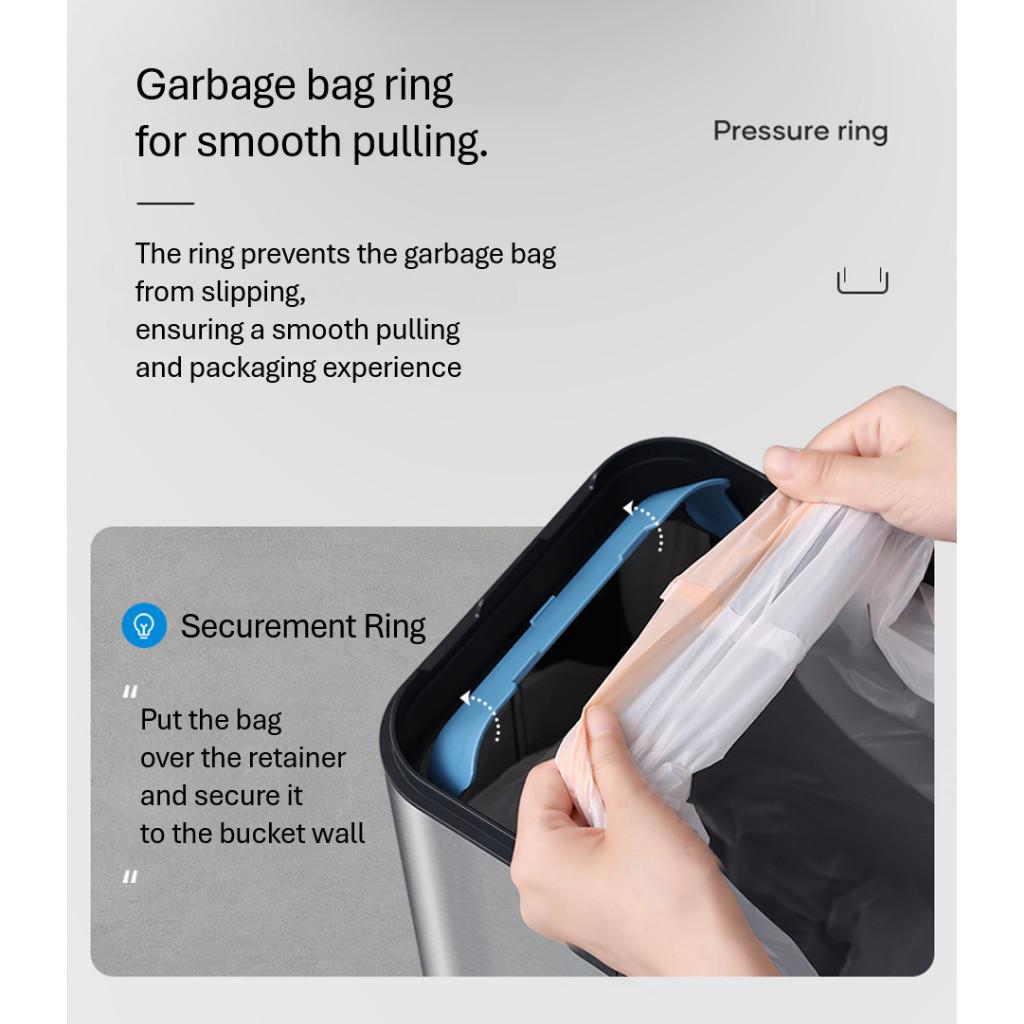 30L Large Capacity Smart Motion-Sensing Trash Bin Bathroom Office Garbage Can Commercial Public Area Dustbin