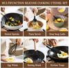 44-piece Heat-Resistant Silicone Cookware Set with Wooden Handles