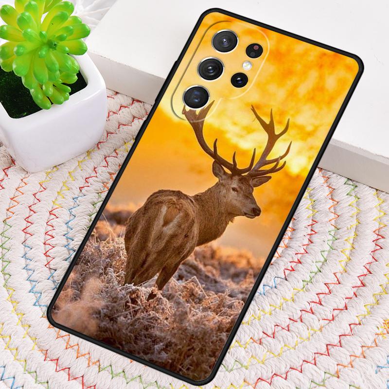 Stag Male Reindeer Nature TPU Phone Case For Samsung Galaxy note 10 pro S26 S25 S24 S23 S22 Ultra Plus S21 FE S20 Cover