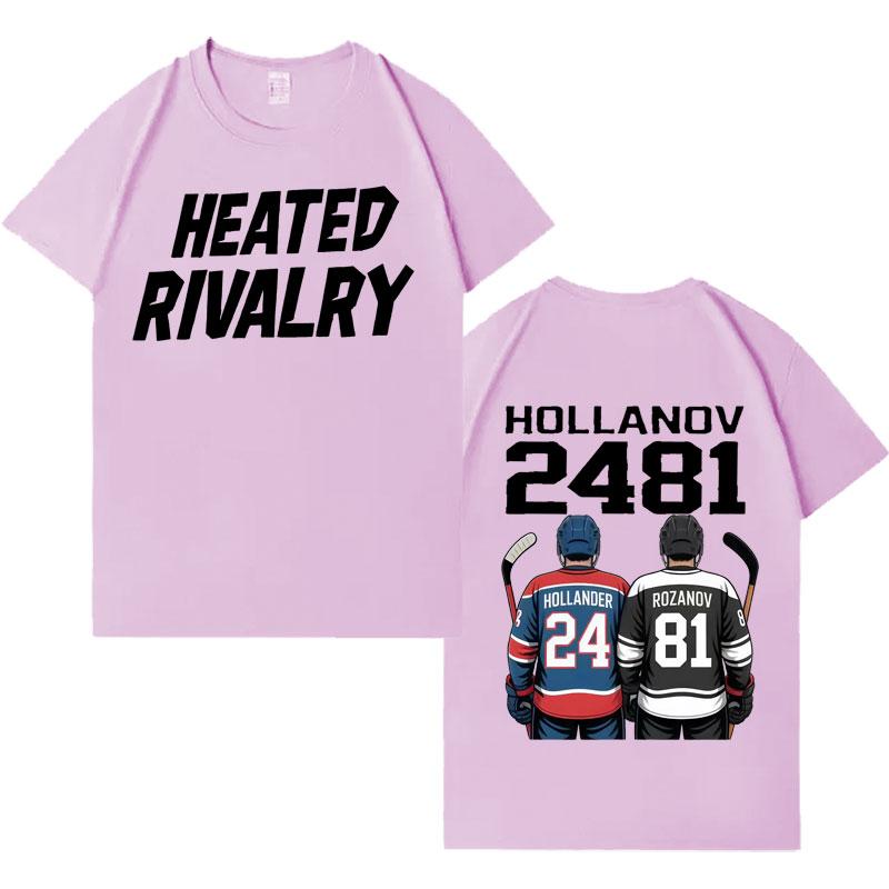 Harajuku Graphic Print Heated Rivalry Shane Hollander Ilya Rozanov Hollanov 2481 Fashion T Shirt Mens Women Casual Pop Top