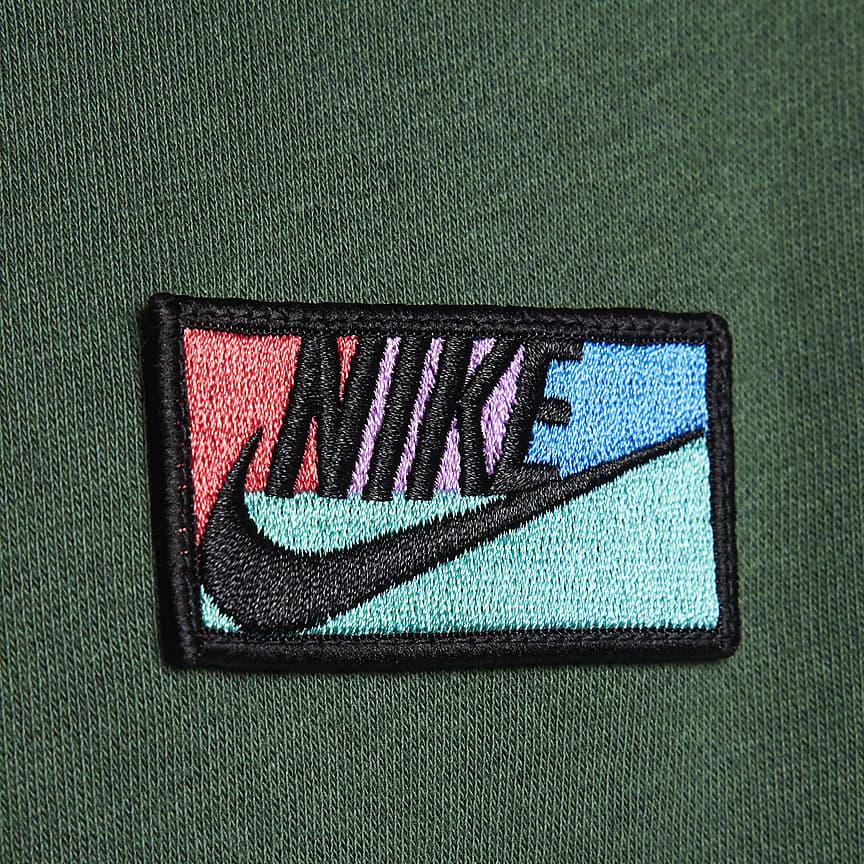 Nike Club Fleece Logo Hoodie Men Hoodies Fir-Green FB8440-323