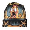 F Chicken Urban-Inspired Adult Beanie, Perfect for Layered Looks, Morning Coffee Walks, Or Creative Spaces with Artistic Vibes