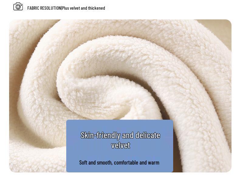 Dětská teplá spodní prádla sada s fleecovou podšívkou a kalhotami s vysokým pasem na ochranu bříška pro kojence, batolata, chlapce a dívky - Útulné podzimní/zimní domácí oblečení