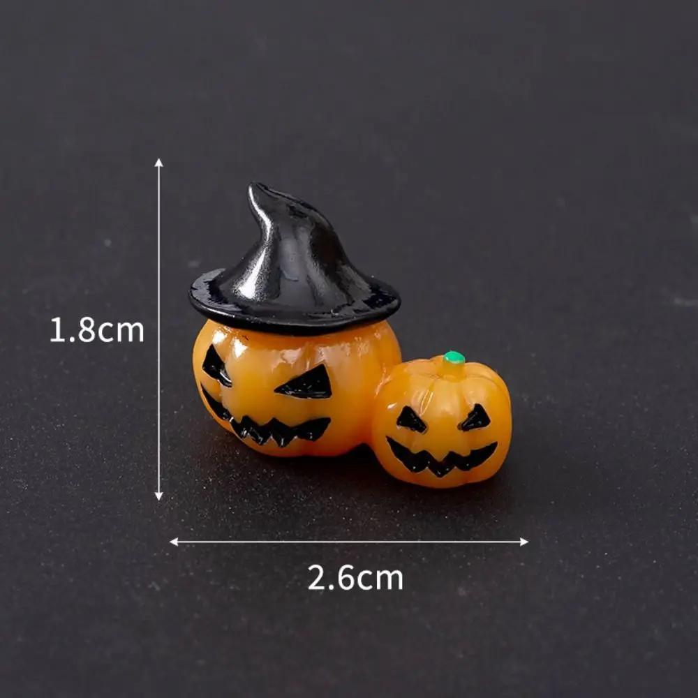 Multiple Styles Cartoon Halloween Small Ornaments DIY Mini Tombston Ornaments Resin Craft Resin Festival Ornaments Desktop