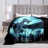 1pc Dragon Vs. Man: The Lord of the Rings Cartoon Blanket,Portable Throw for Travel & Camping, All Season Cozy Blanket,Ideal Gift