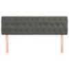 VidaXL 2x Headboards Bedroom Furniture Bed Accessories Single Bed Heads Interior Bed Frame Heads Dark Grey 346349