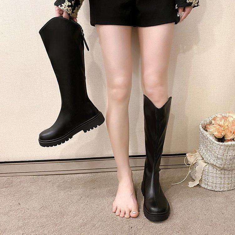 Spice girls wear  elastic boots, women's thin V-mouth knight boots, autumn warm versatile thin boots