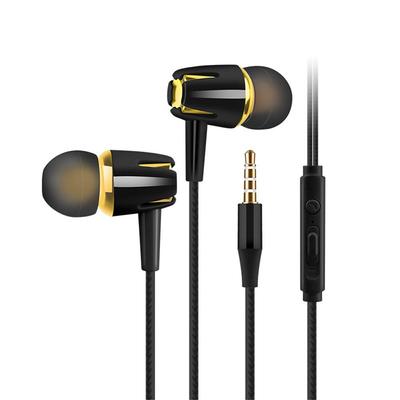 Volume Control With Microphone Metal In-Ear Headphones Earphones Gaming Headset Wired Headphones